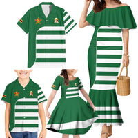 Zimbabwe Rugby Family Matching Mermaid Dress and Hawaiian Shirt One For The History Sables - Wonder Print Shop