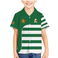 Zimbabwe Rugby Family Matching Mermaid Dress and Hawaiian Shirt One For The History Sables - Wonder Print Shop