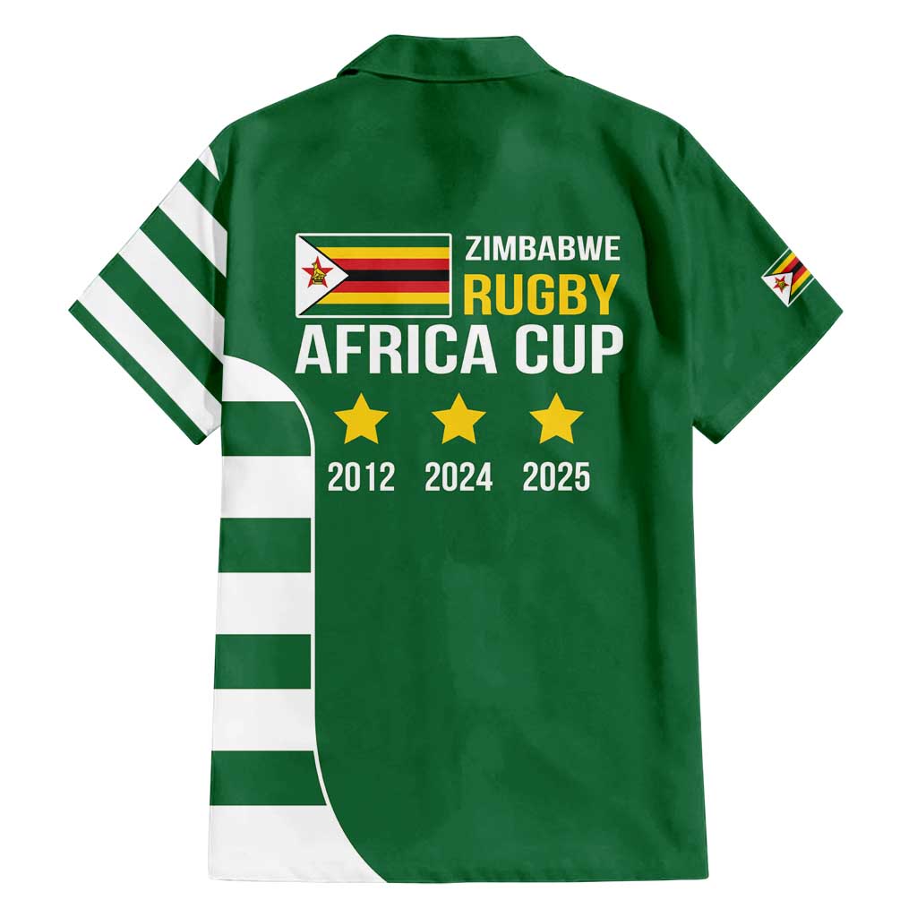 Zimbabwe Rugby Family Matching Off Shoulder Short Dress and Hawaiian Shirt One For The History Sables - Wonder Print Shop