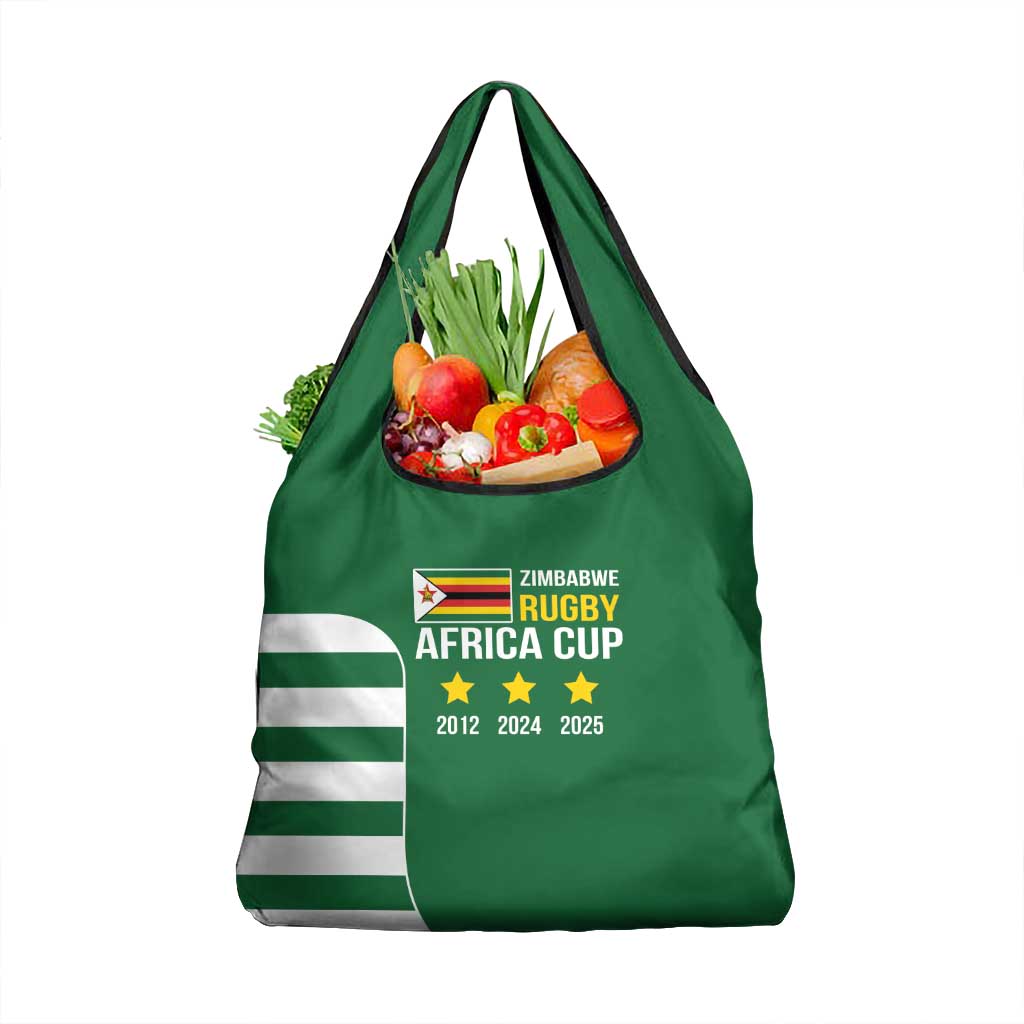 Zimbabwe Rugby Grocery Bag One For The History Sables - Wonder Print Shop