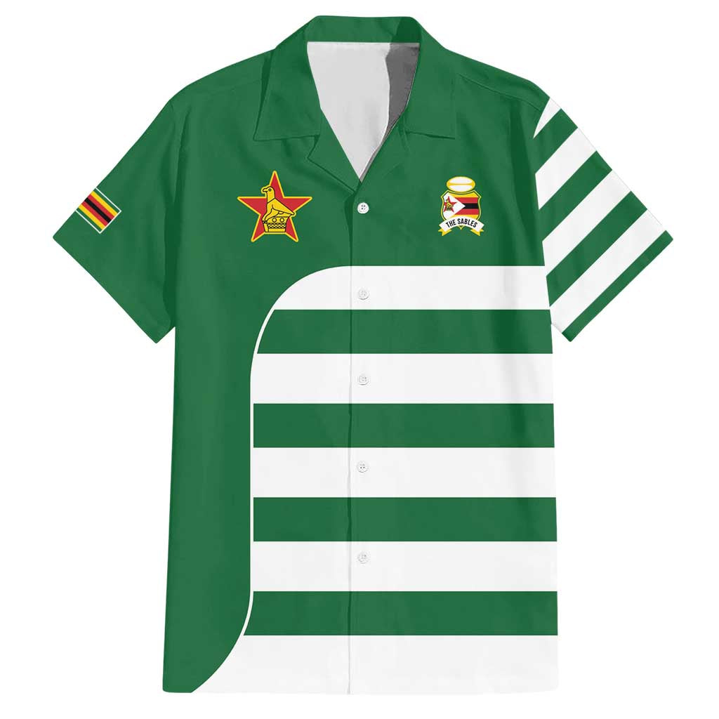 Zimbabwe Rugby Hawaiian Shirt One For The History Sables - Wonder Print Shop