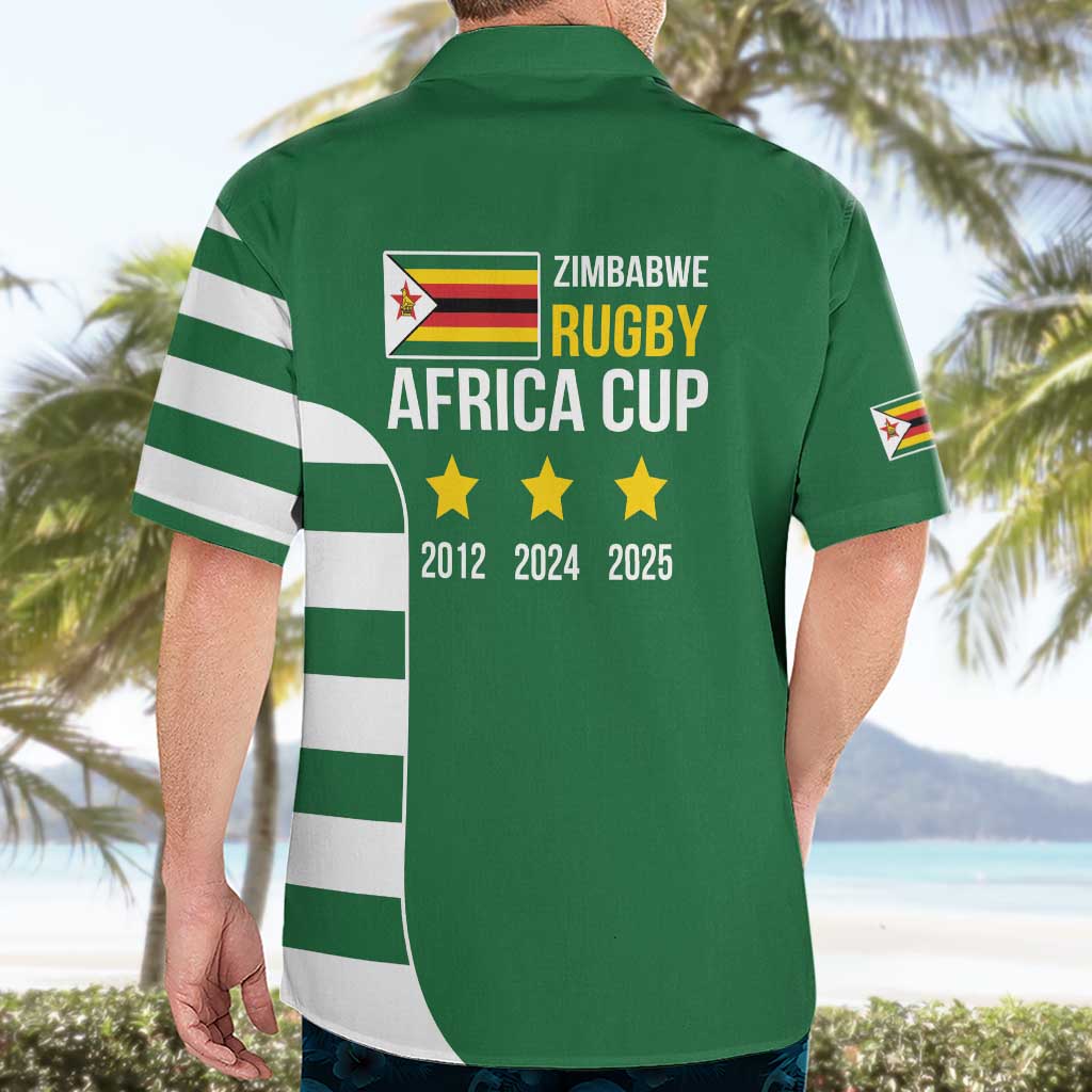 Zimbabwe Rugby Hawaiian Shirt One For The History Sables - Wonder Print Shop