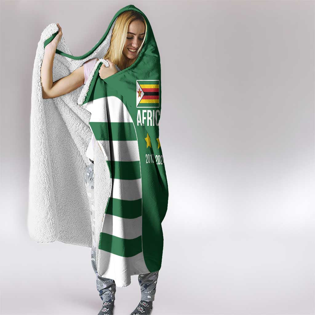 Zimbabwe Rugby Hooded Blanket One For The History Sables - Wonder Print Shop