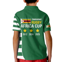 Zimbabwe Rugby Kid Polo Shirt One For The History Sables - Wonder Print Shop