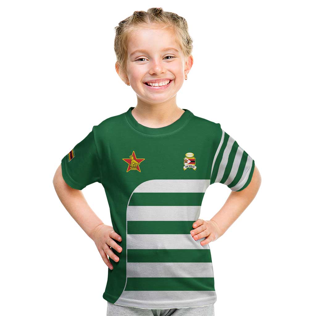 Zimbabwe Rugby Kid T Shirt One For The History Sables - Wonder Print Shop