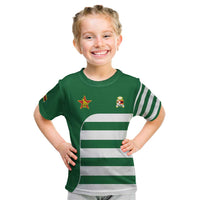Zimbabwe Rugby Kid T Shirt One For The History Sables - Wonder Print Shop