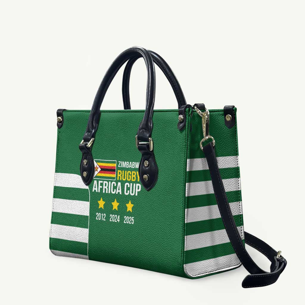 Zimbabwe Rugby Leather Bag One For The History Sables - Wonder Print Shop
