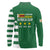 Zimbabwe Rugby Long Sleeve Polo Shirt One For The History Sables - Wonder Print Shop
