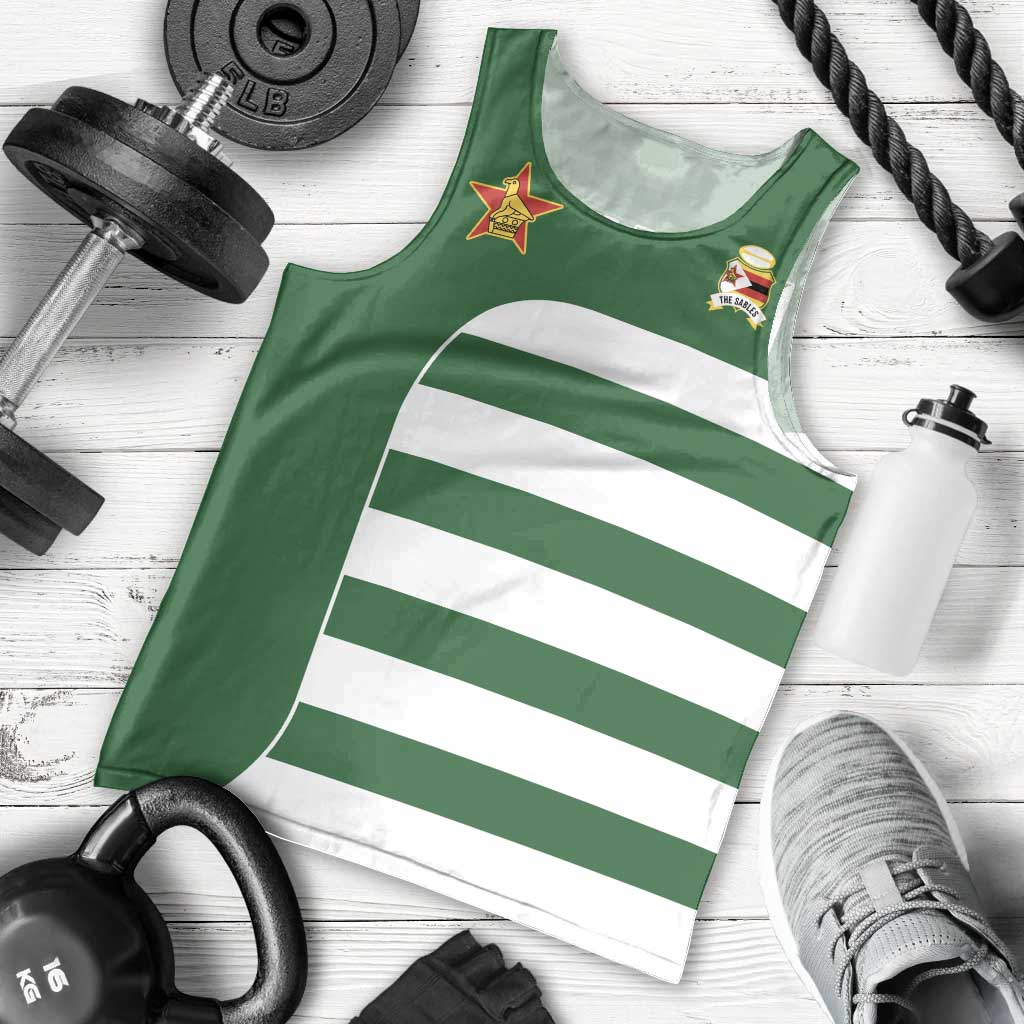 Zimbabwe Rugby Men Tank Top One For The History Sables - Wonder Print Shop