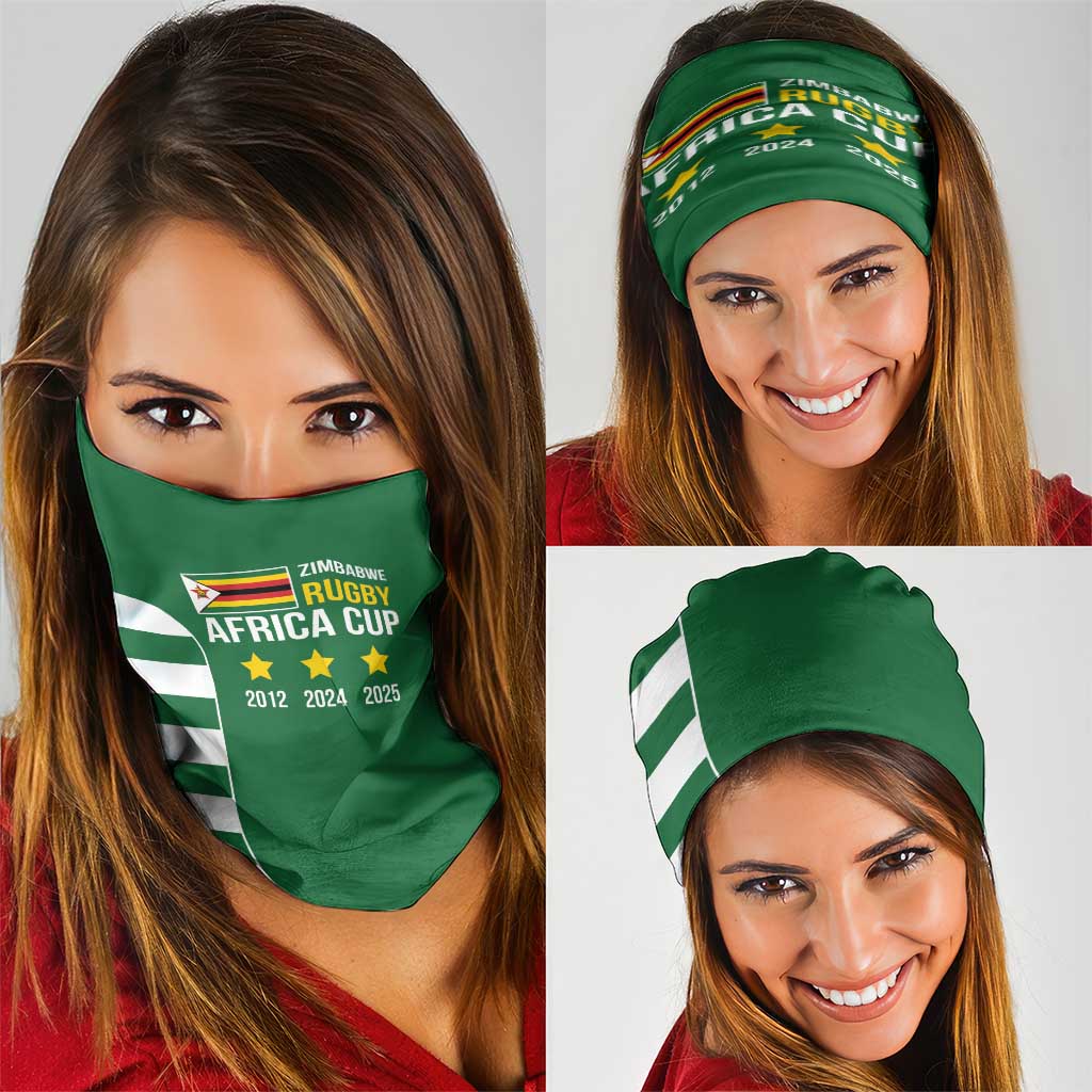 Zimbabwe Rugby Neck Gaiter One For The History Sables - Wonder Print Shop