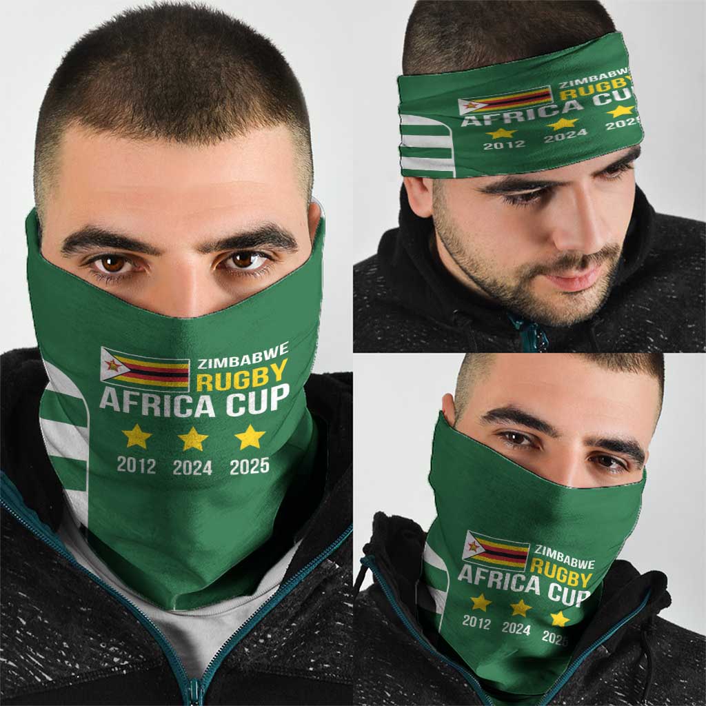 Zimbabwe Rugby Neck Gaiter One For The History Sables - Wonder Print Shop