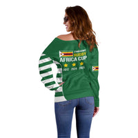 Zimbabwe Rugby Off Shoulder Sweater One For The History Sables - Wonder Print Shop