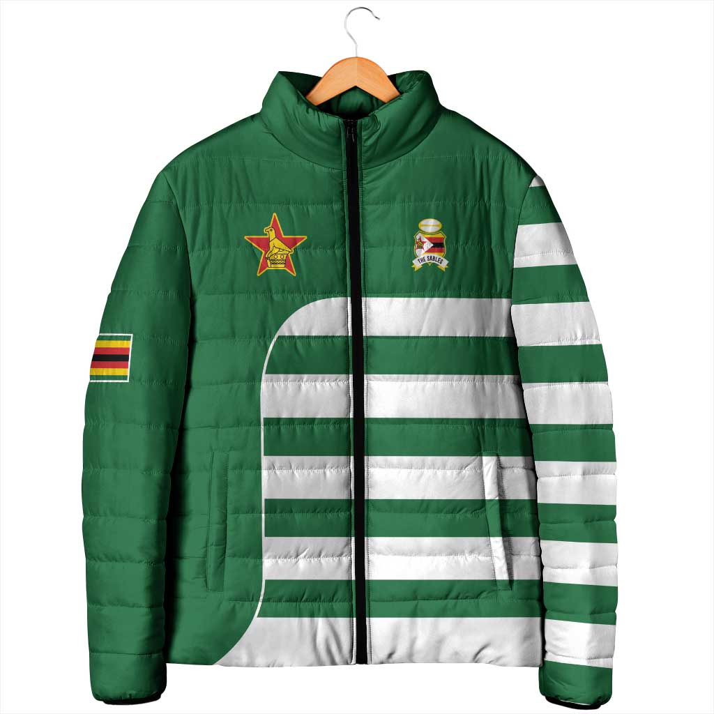 Zimbabwe Rugby Padded Jacket One For The History Sables - Wonder Print Shop
