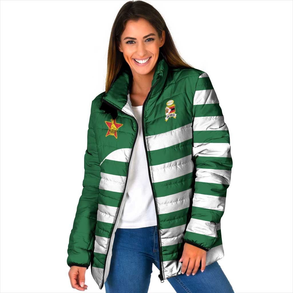 Zimbabwe Rugby Padded Jacket One For The History Sables - Wonder Print Shop