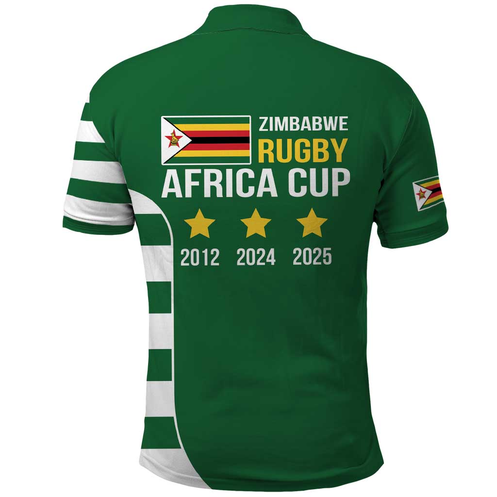 Zimbabwe Rugby Polo Shirt One For The History Sables - Wonder Print Shop