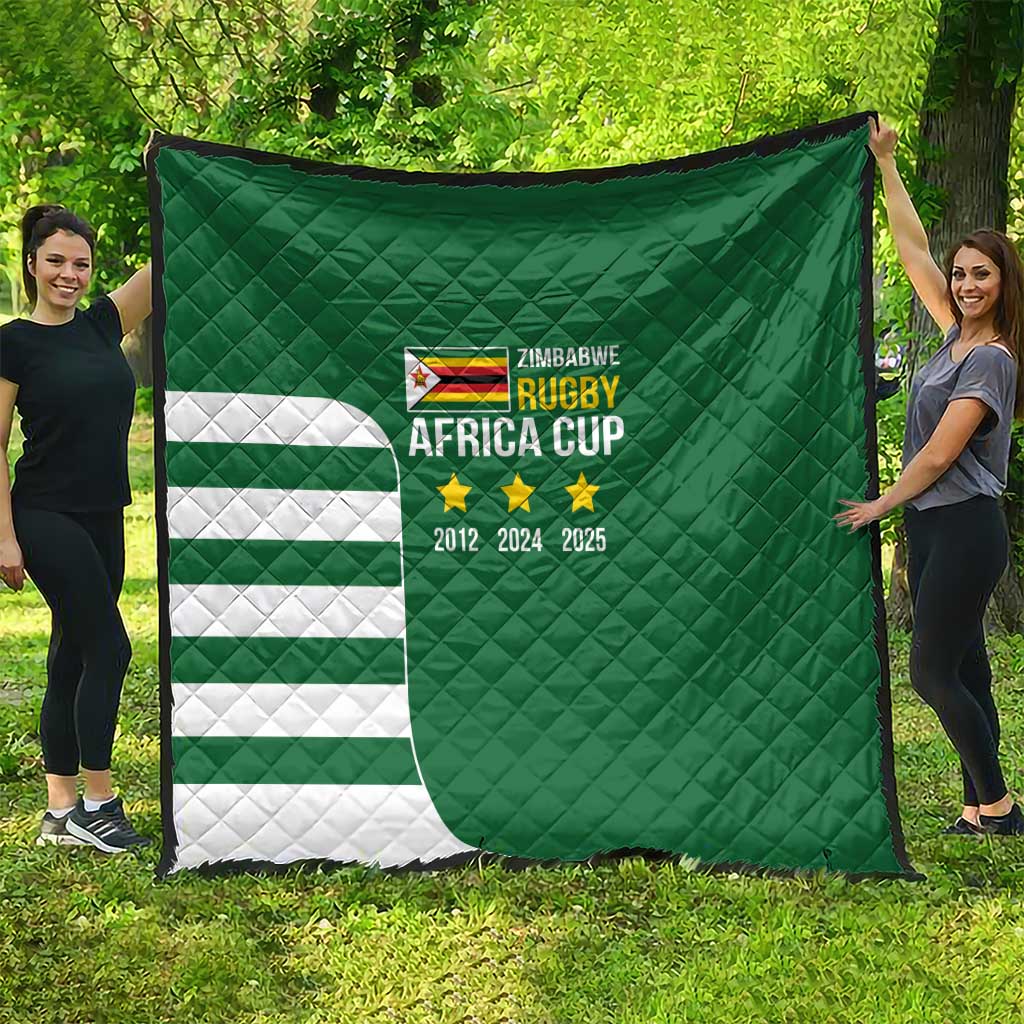 Zimbabwe Rugby Quilt One For The History Sables - Wonder Print Shop