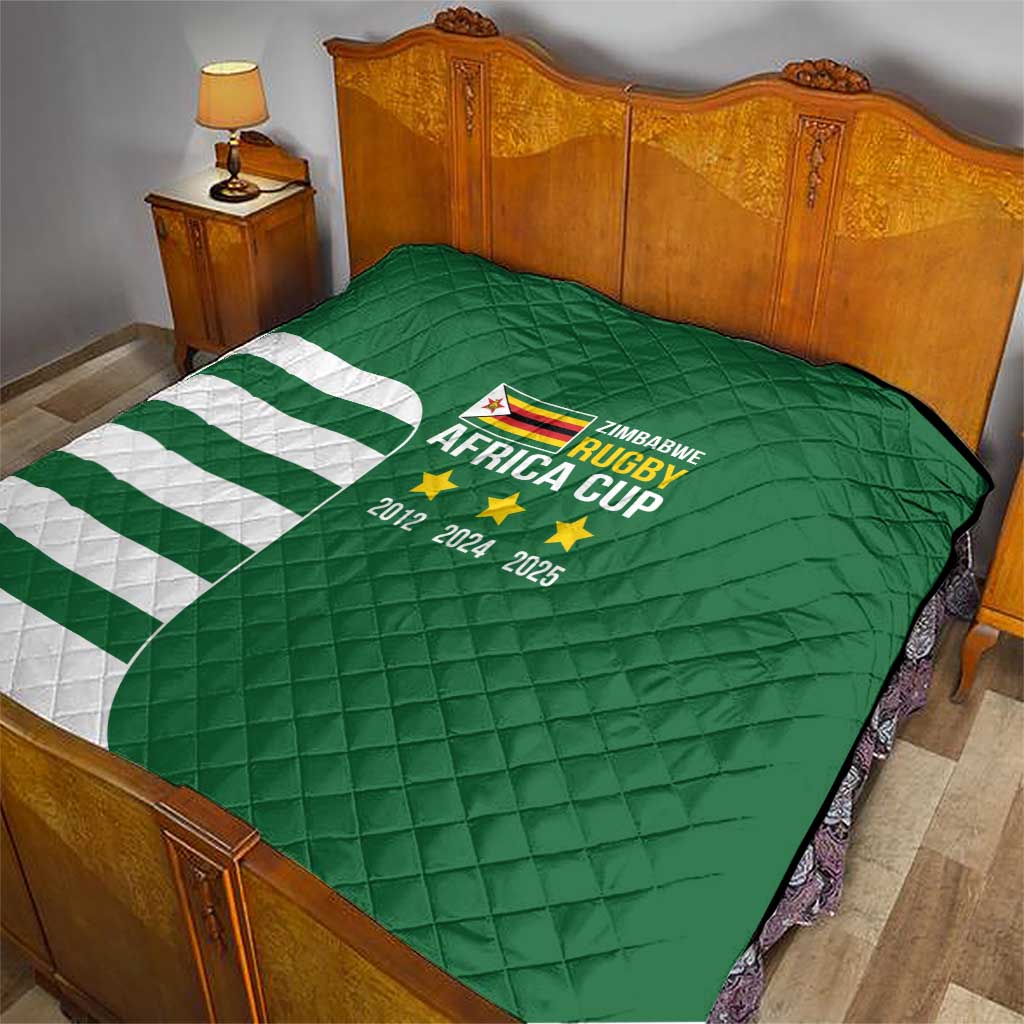 Zimbabwe Rugby Quilt One For The History Sables - Wonder Print Shop