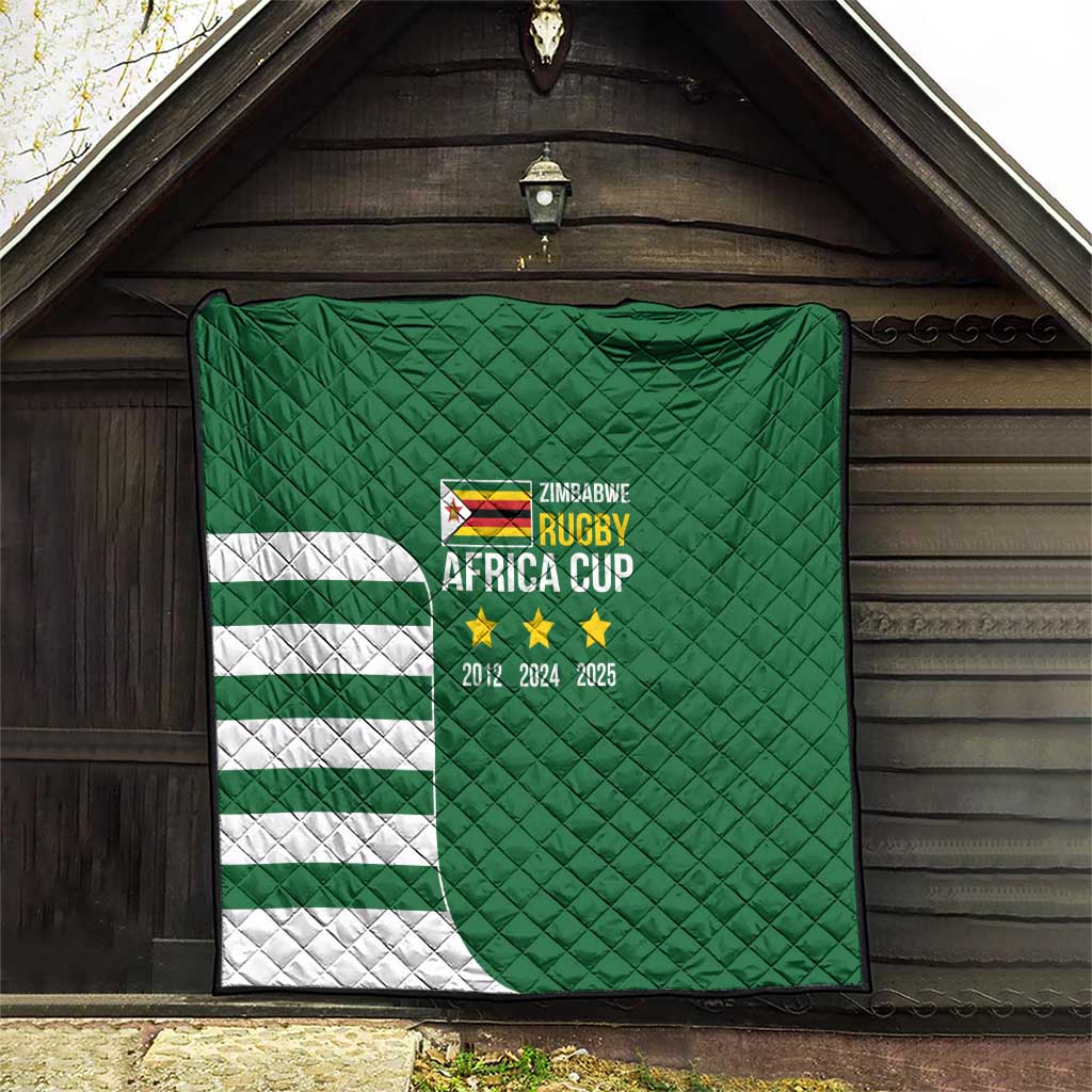 Zimbabwe Rugby Quilt One For The History Sables - Wonder Print Shop