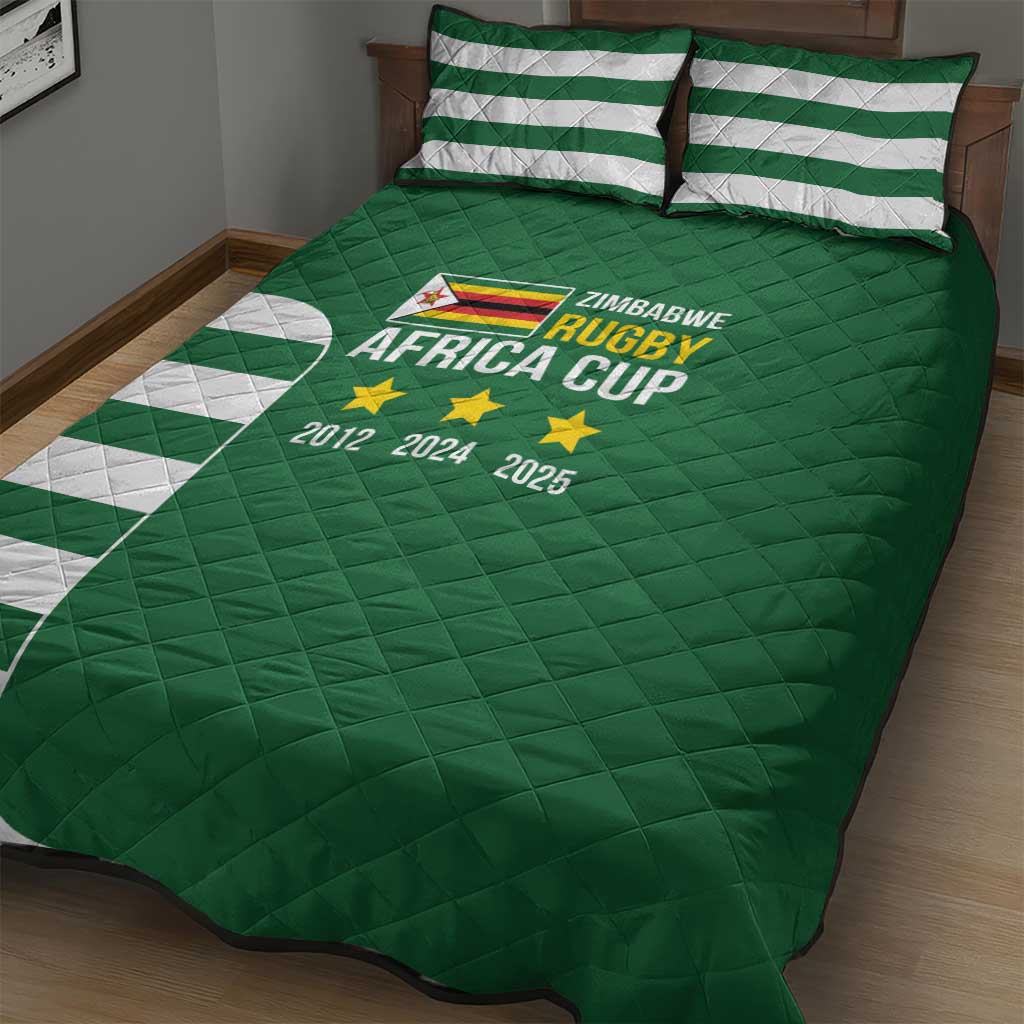 Zimbabwe Rugby Quilt Bed Set One For The History Sables - Wonder Print Shop