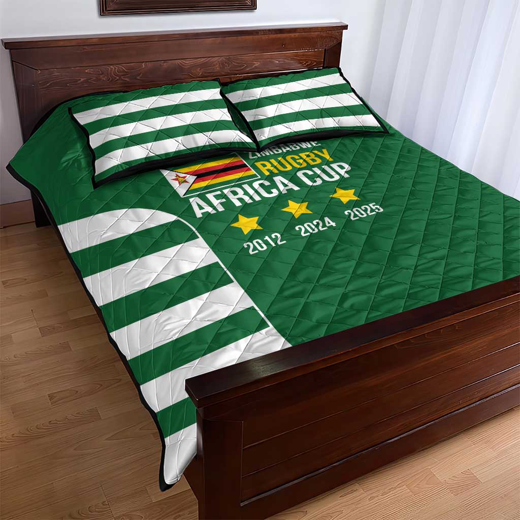 Zimbabwe Rugby Quilt Bed Set One For The History Sables - Wonder Print Shop