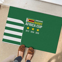Zimbabwe Rugby Rubber Doormat One For The History Sables - Wonder Print Shop