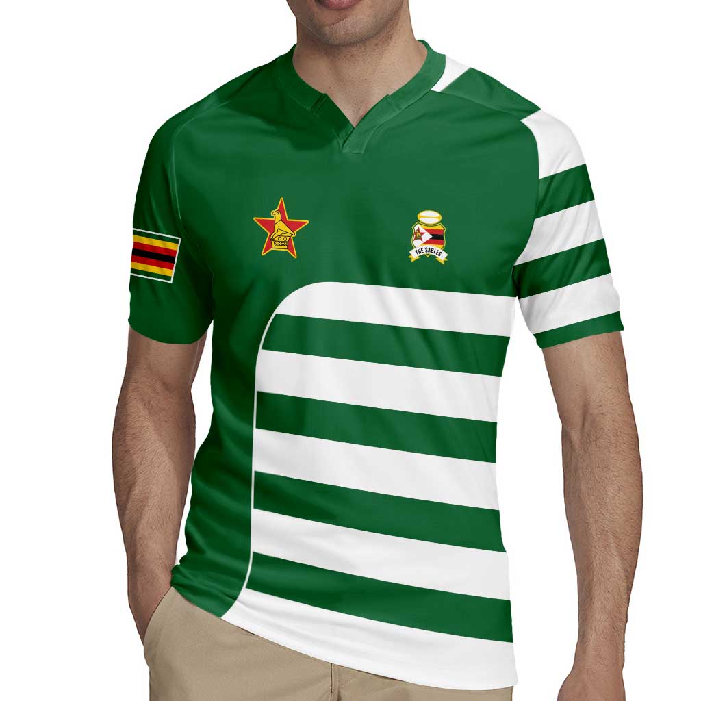 Zimbabwe Rugby Rugby Jersey One For The History Sables - Wonder Print Shop