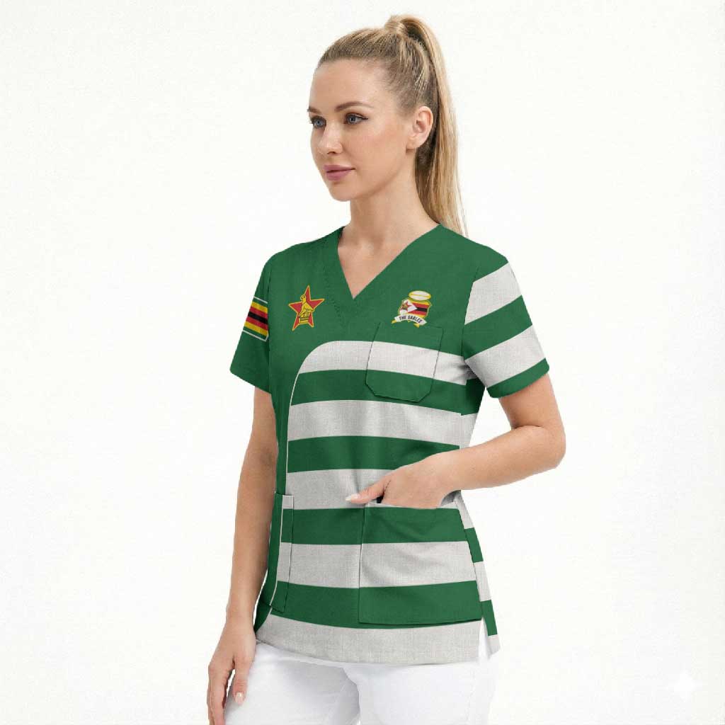 Zimbabwe Rugby History Champion Scrub Top One For The History Sables