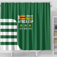 Zimbabwe Rugby Shower Curtain One For The History Sables - Wonder Print Shop