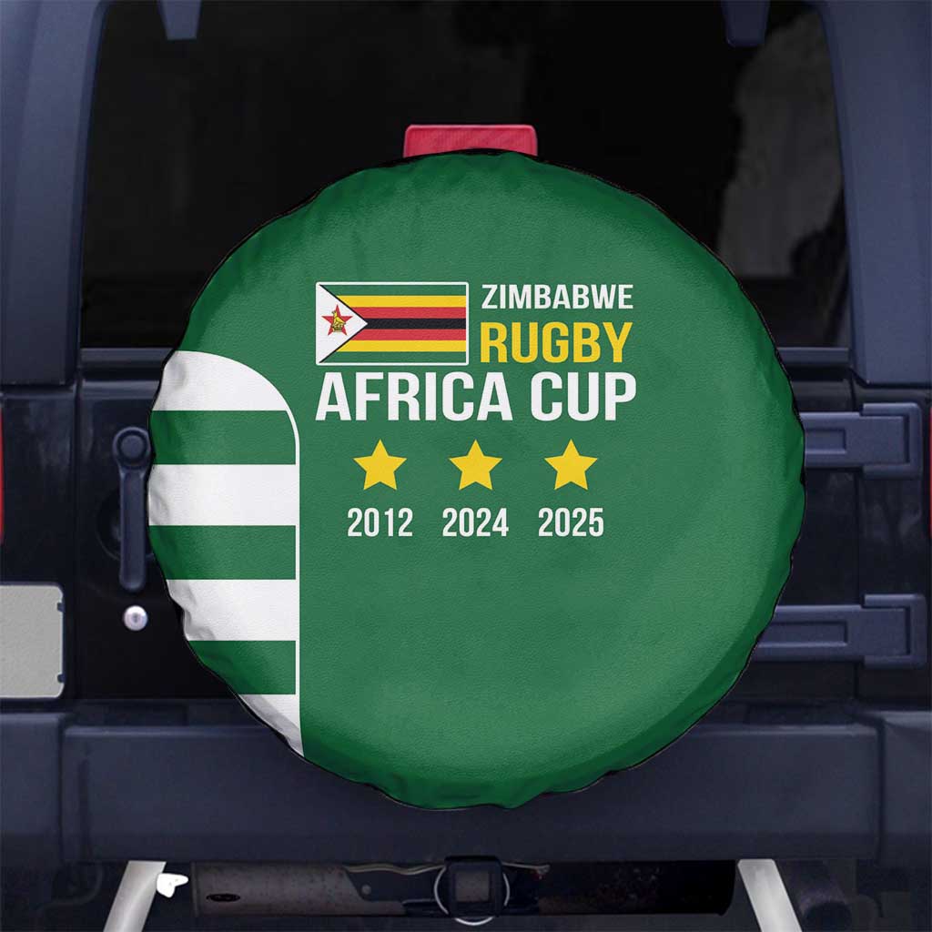Zimbabwe Rugby Spare Tire Cover One For The History Sables - Wonder Print Shop