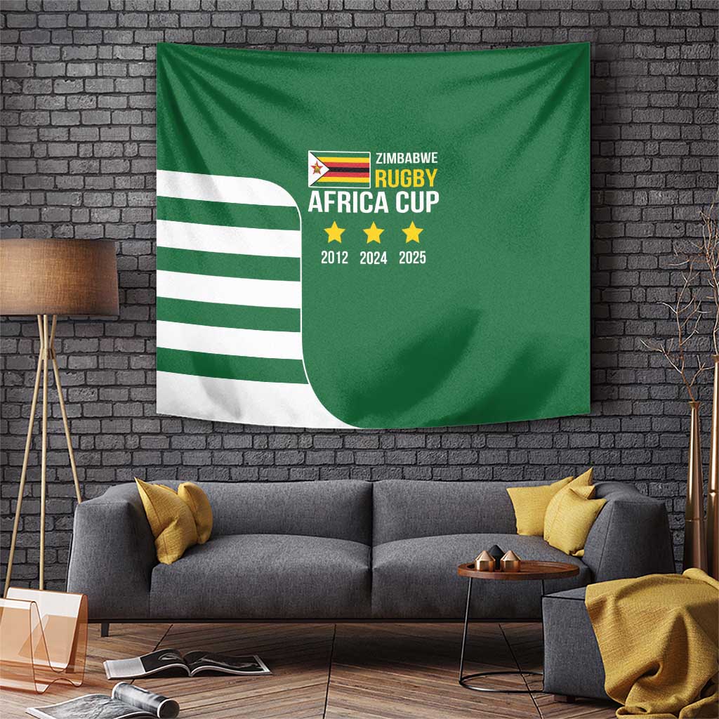 Zimbabwe Rugby Tapestry One For The History Sables - Wonder Print Shop