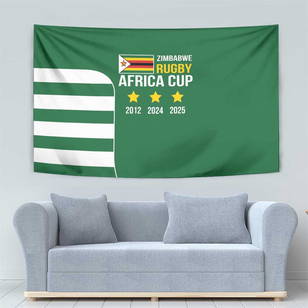 Zimbabwe Rugby Tapestry One For The History Sables - Wonder Print Shop