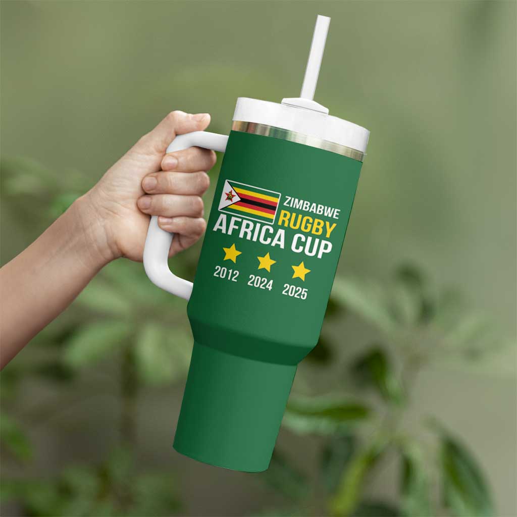 Zimbabwe Rugby Tumbler With Handle One For The History Sables - Wonder Print Shop