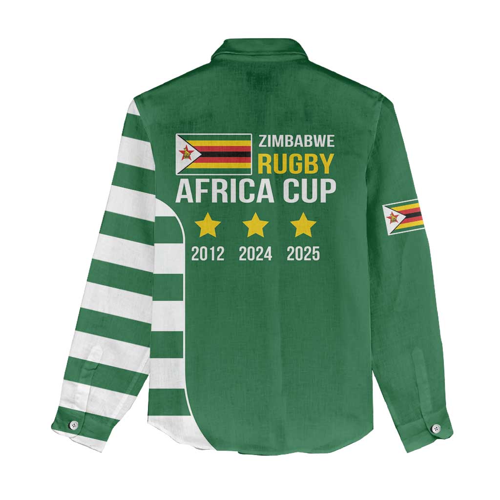Zimbabwe Rugby Women Casual Shirt One For The History Sables - Wonder Print Shop