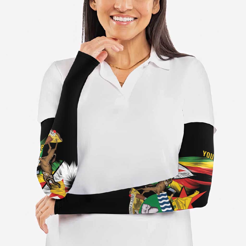 Zimbabwe Wings Flag Arm Sleeves Proudly Zimbabwean - Wonder Print Shop