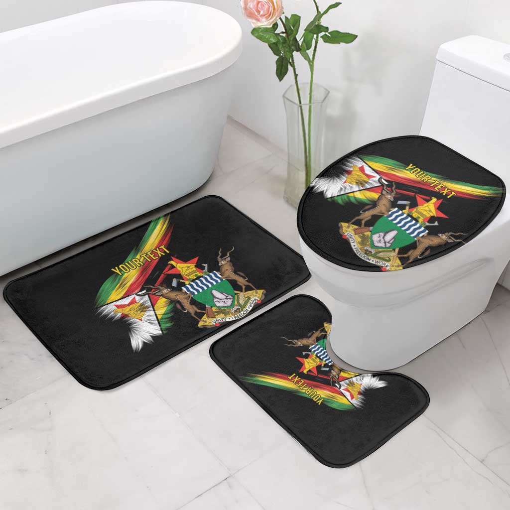 Zimbabwe Wings Flag Bathroom Set Proudly Zimbabwean - Wonder Print Shop