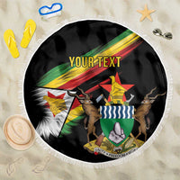Zimbabwe Wings Flag Beach Blanket Proudly Zimbabwean - Wonder Print Shop
