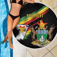 Zimbabwe Wings Flag Beach Blanket Proudly Zimbabwean - Wonder Print Shop
