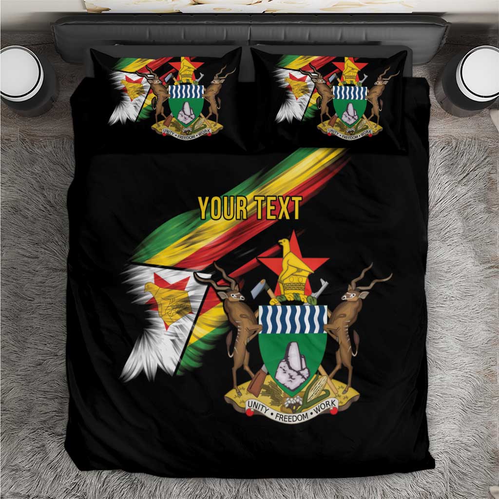 Zimbabwe Wings Flag Bedding Set Proudly Zimbabwean - Wonder Print Shop