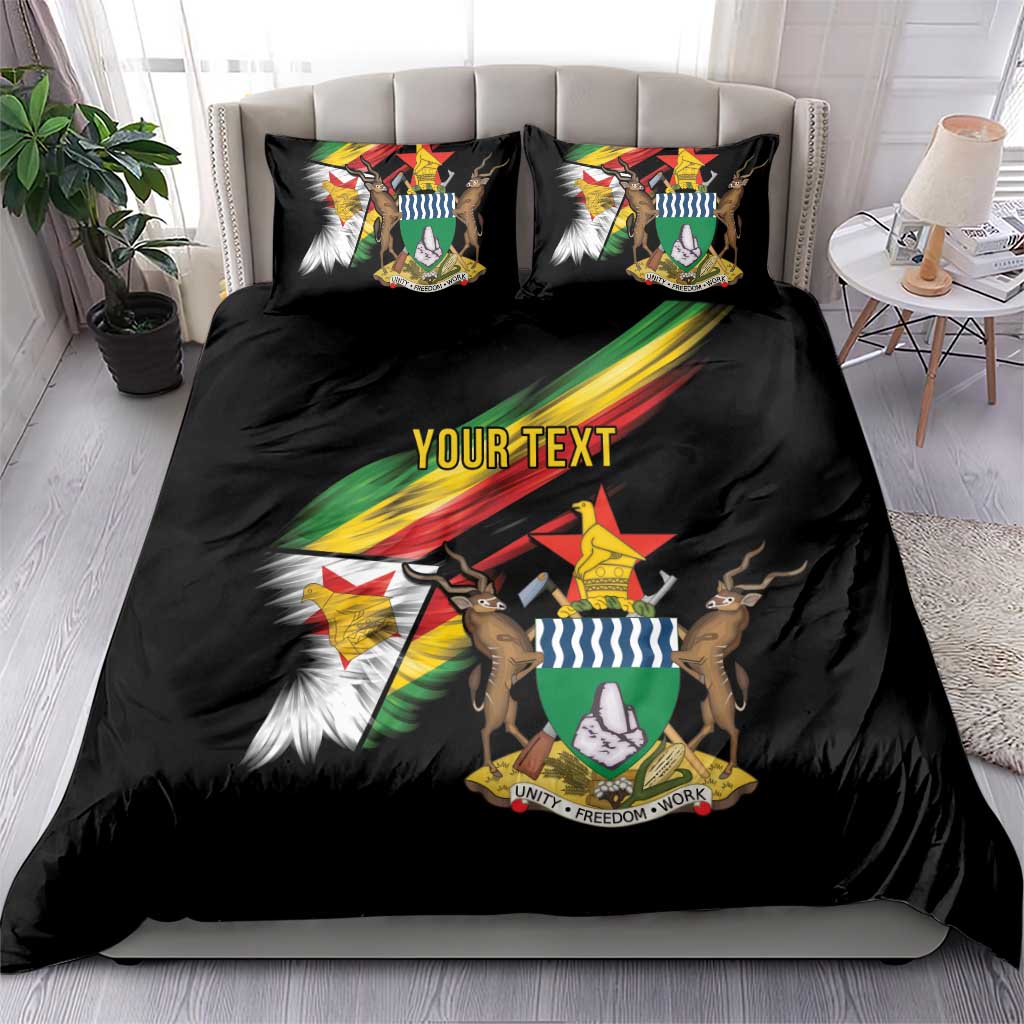 Zimbabwe Wings Flag Bedding Set Proudly Zimbabwean - Wonder Print Shop