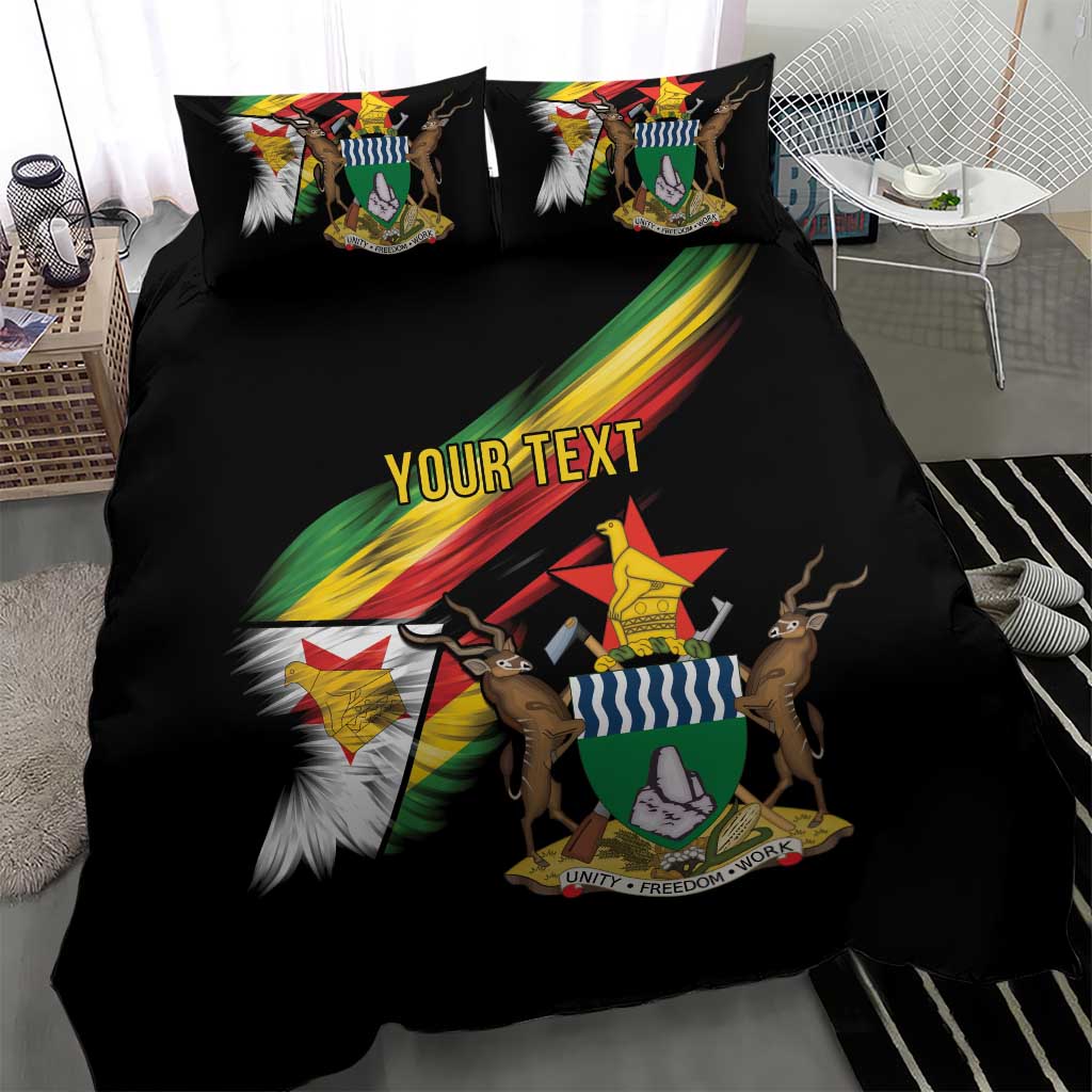 Zimbabwe Wings Flag Bedding Set Proudly Zimbabwean - Wonder Print Shop