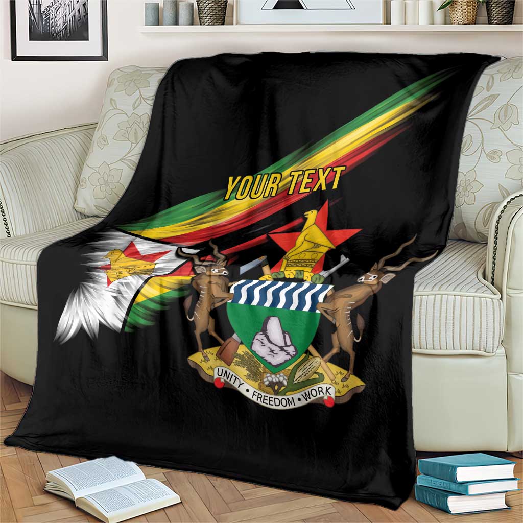 Zimbabwe Wings Flag Blanket Proudly Zimbabwean - Wonder Print Shop