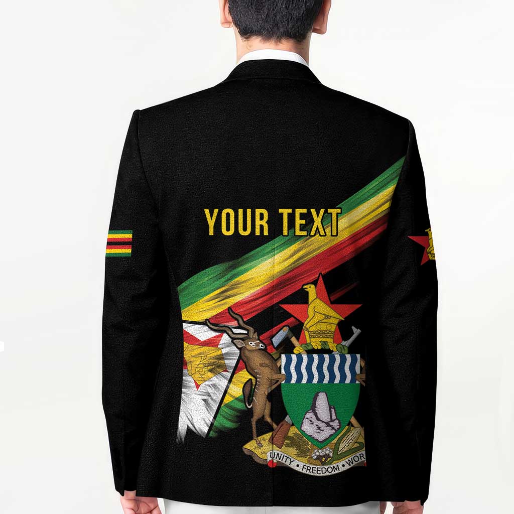 Zimbabwe Wings Flag Blazer Proudly Zimbabwean - Wonder Print Shop