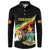 Zimbabwe Wings Flag Button Sweatshirt Proudly Zimbabwean - Wonder Print Shop