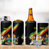 Zimbabwe Wings Flag 4 in 1 Can Cooler Tumbler Proudly Zimbabwean - Wonder Print Shop