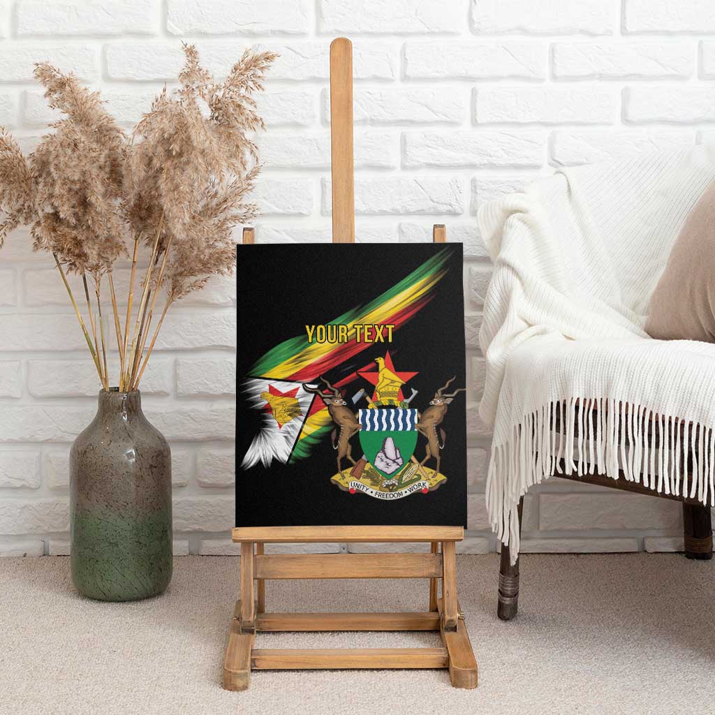 Zimbabwe Wings Flag Canvas Wall Art Proudly Zimbabwean - Wonder Print Shop