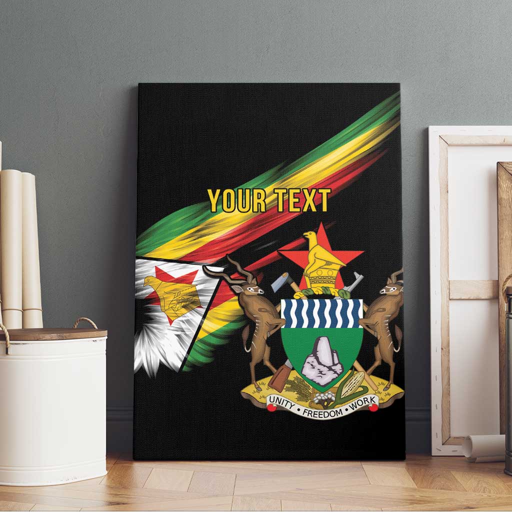 Zimbabwe Wings Flag Canvas Wall Art Proudly Zimbabwean - Wonder Print Shop