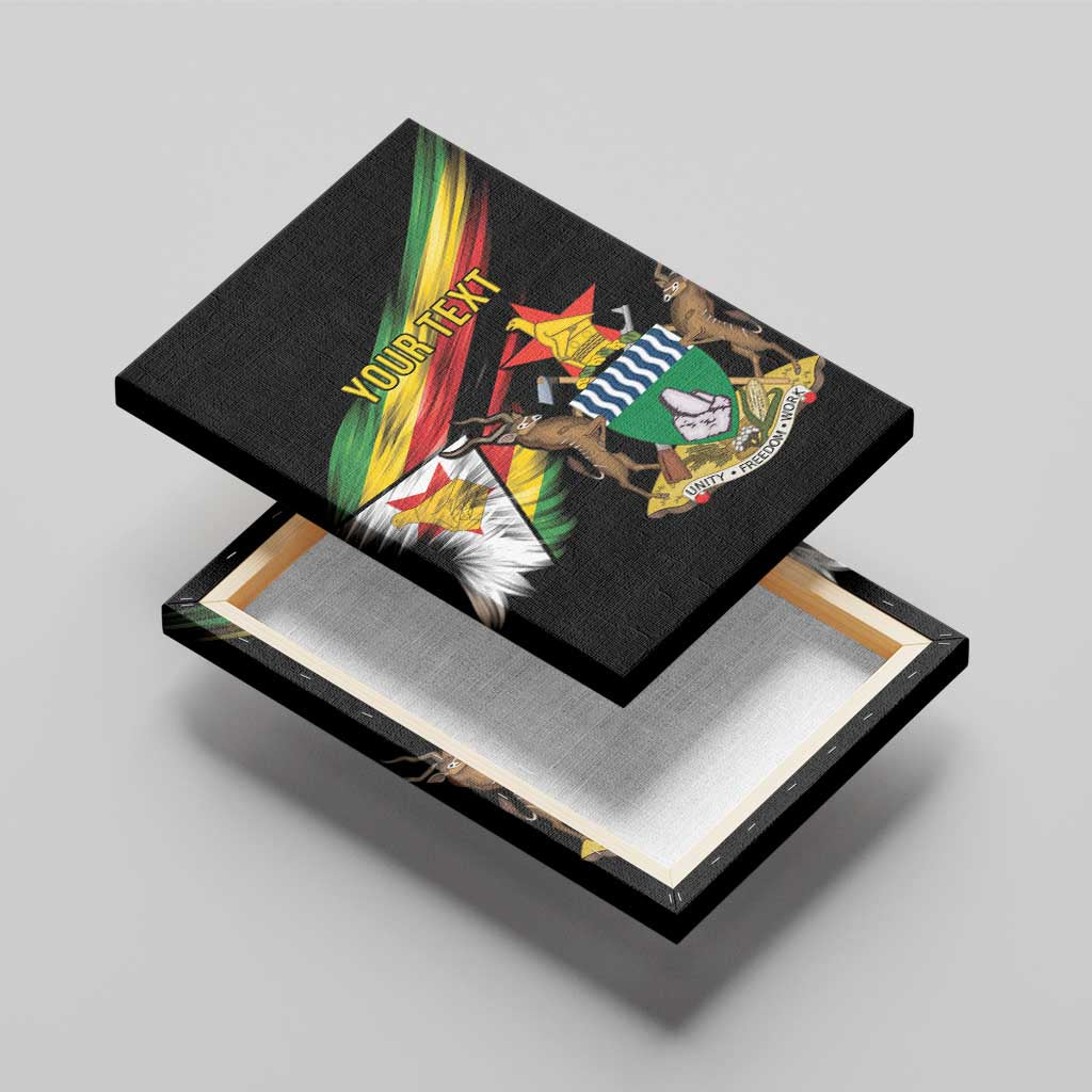 Zimbabwe Wings Flag Canvas Wall Art Proudly Zimbabwean - Wonder Print Shop