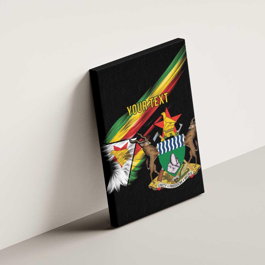 Zimbabwe Wings Flag Canvas Wall Art Proudly Zimbabwean - Wonder Print Shop
