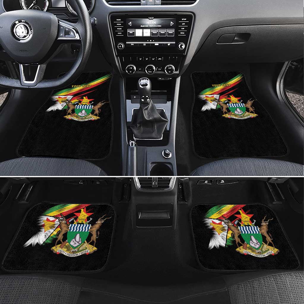 Zimbabwe Wings Flag Car Mats Proudly Zimbabwean - Wonder Print Shop
