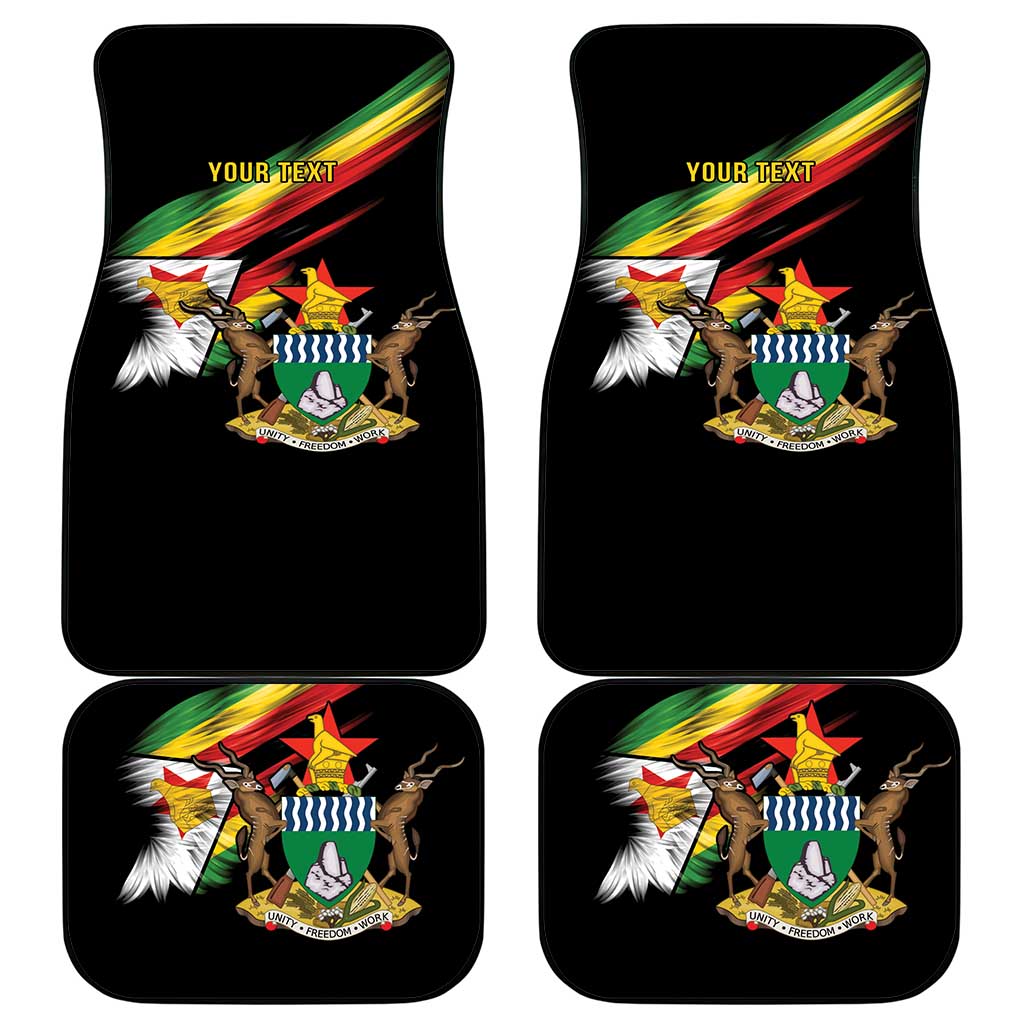 Zimbabwe Wings Flag Car Mats Proudly Zimbabwean - Wonder Print Shop